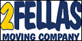 Logo for 2 Fellas Moving Company